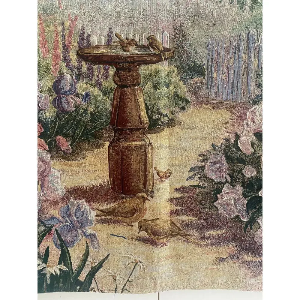 Vintage Tapestry  Peaceful garden